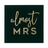 Green Velvet Almost Mrs Hen Party Book - The Party Room