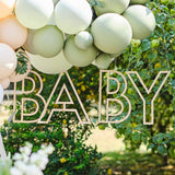 Botanical Baby Wooden Baby Hanging Decoration - The Party Room