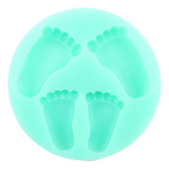 Baby Feet Silicone Mould - The Party Room
