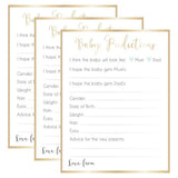 Baby Shower Predictions Game Sheets - The Party Room