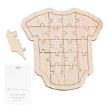 Wooden Baby Shower Guest Book Baby Onesie - The Party Room