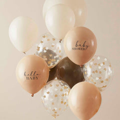 Neutral Baby Shower Balloon Bundle 11pk - The Party Room