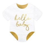 Baby Onesie Napkins - The Party Room