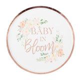 Baby in Bloom Floral Plates - The Party Room