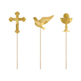 First Communion Cake & Cupcake Toppers 6pk