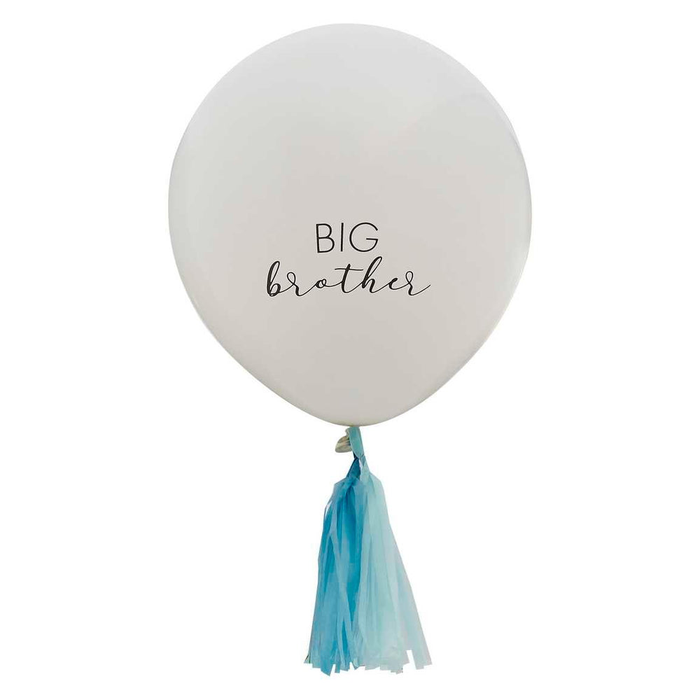 Big Brother Balloon with Blue Tassels - The Party Room