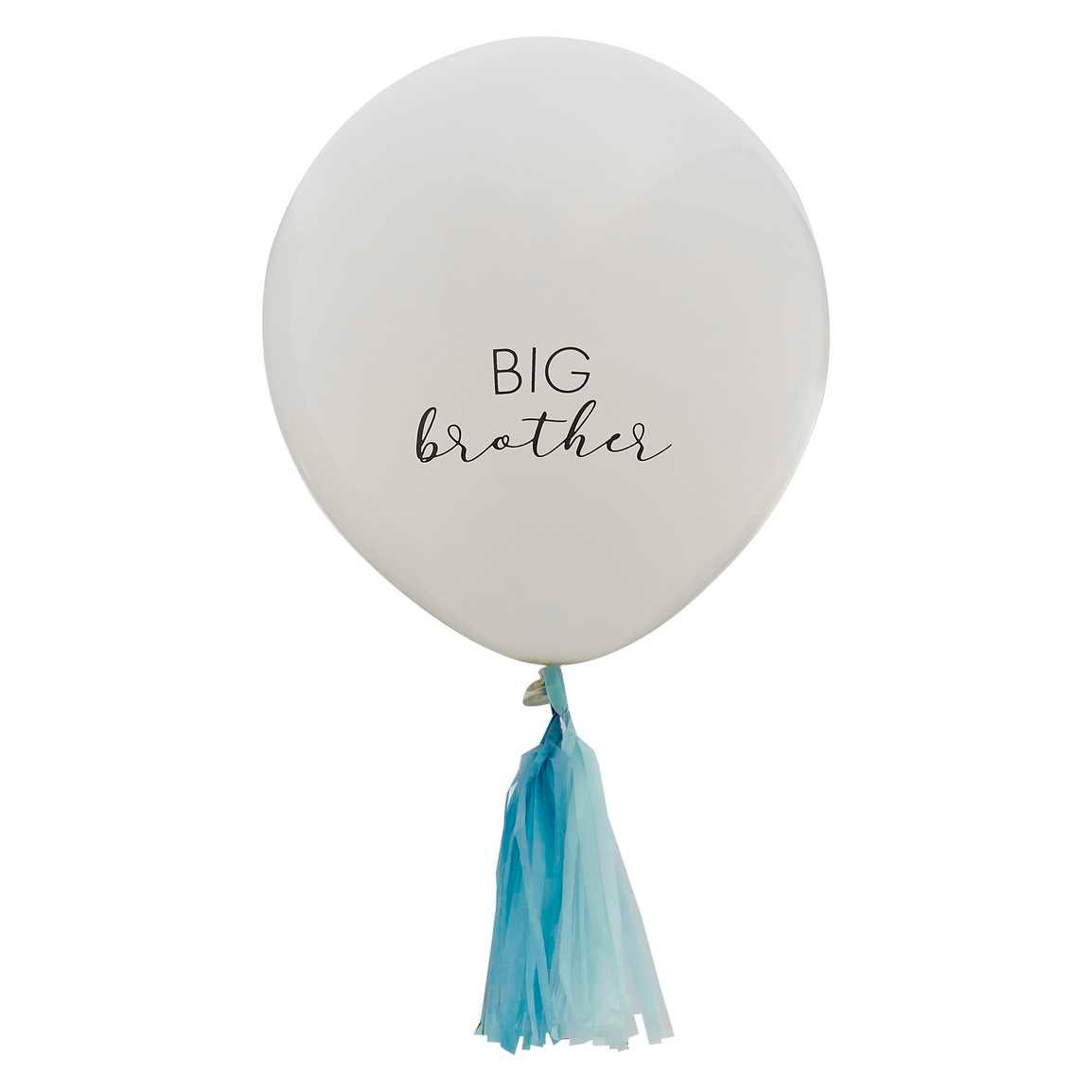Big Brother Balloon with Blue Tassels - The Party Room