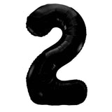 Black Giant Foil Number Balloon - 2