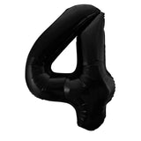 Black Giant Foil Number Balloon - 4