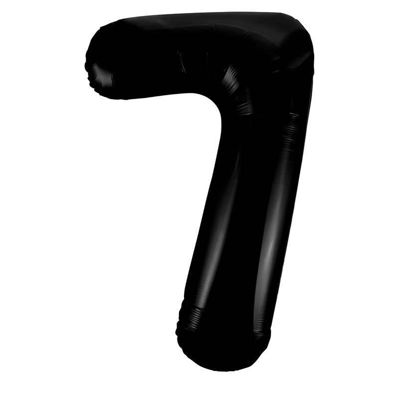Black Giant Foil Number Balloon - 7 - The Party Room