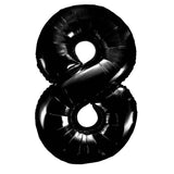 Black Giant Foil Number Balloon - 8