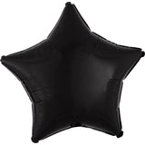 Metallic Black Star Foil Balloon
