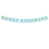 Blue Happy Birthday Banner