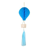 Blue Honeycomb Hot Air Balloon