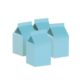 Pastel Blue Milk Boxes 10pk - The Party Room