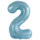 Blue Giant Foil Number Balloon - 2 - The Party Room
