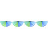 Pastel Blues Fan Garland