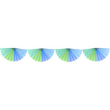 Pastel Blues Fan Garland - The Party Room
