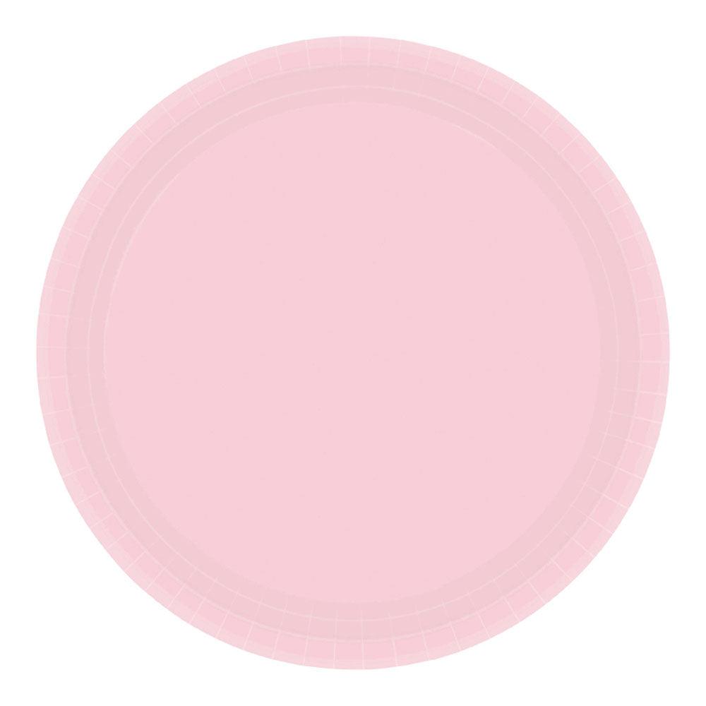 Blush Pink Plates 20pk - The Party Room