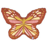 Large Boho Butterfly Foil Balloon