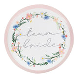 Boho Team Bride Hen Party Plates - The Party Room
