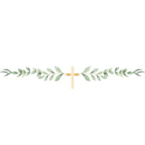 Botanical Cross Garland - The Party Room