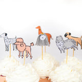 Bow Wow Dog Cupcake Decorating Set 24pk - The Party Room