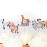Bow Wow Dog Cupcake Decorating Set 24pk - The Party Room