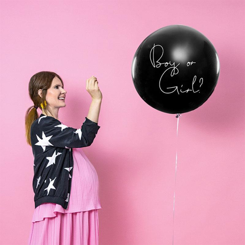 Jumbo 100cm Gender Reveal Balloon - Girl - The Party Room