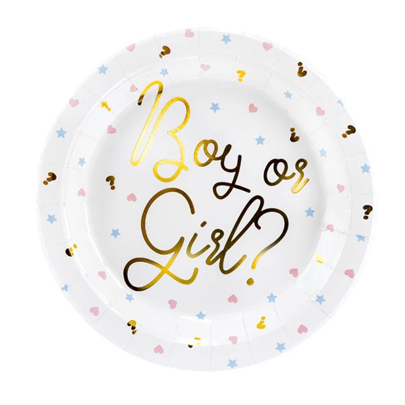 Boy or Girl Plates - The Party Room