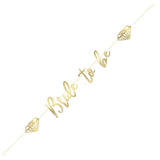 Bride to Be Gold Banner