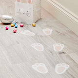 Bunny Footprint Floor Stickers 10pk - The Party Room