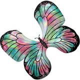 Large Holographic Butterfly Foil Balloon