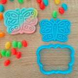 Butterfly Cookie Cutter & Fondant Stamp