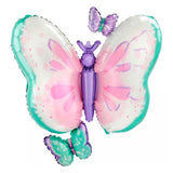 Large Flutters Butterfly Foil Balloon - The Party Room