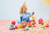 Colourful Dot Party Hats 6pk - The Party Room
