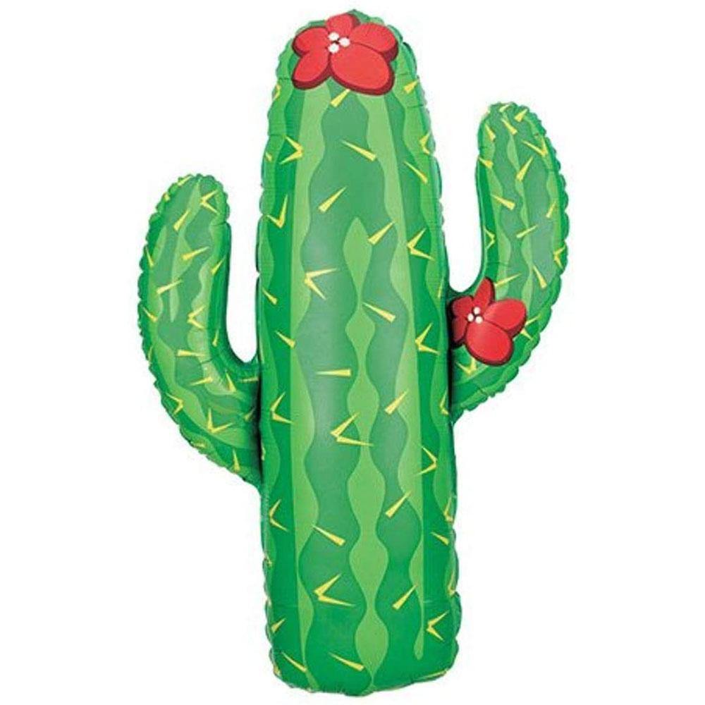 Jumbo Cactus Foil Balloon - The Party Room