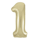 Champagne Giant Foil Number Balloon - 1 - The Party Room