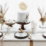 Wooden IHS Cake Topper - The Party Room