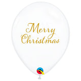 Clear Merry Christmas Balloons - The Party Room