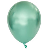 Chrome Green Balloons