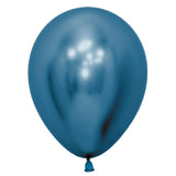 Metallic Blue Balloons