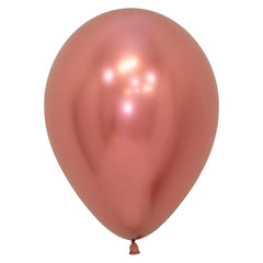 46cm Metallic Rose Gold Balloons - The Party Room