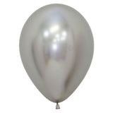 46cm Metallic Silver Balloons