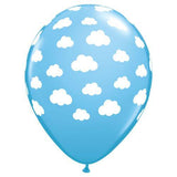 Pale Blue Cloud Balloons