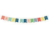 Colourful Happy Birthday Banner - The Party Room