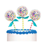 Confetti Balloon Pops | Cake Topper Kit