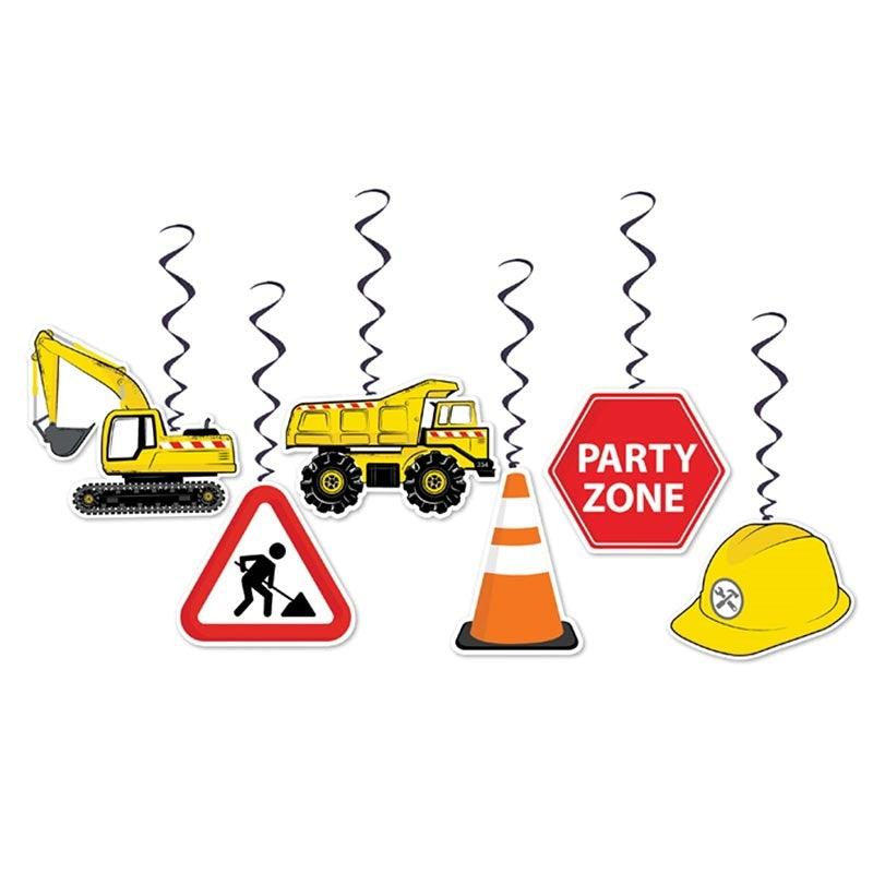 Construction Hanging Decorations - The Party Room