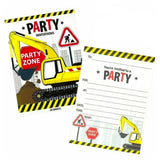 Construction Invitations - The Party Room