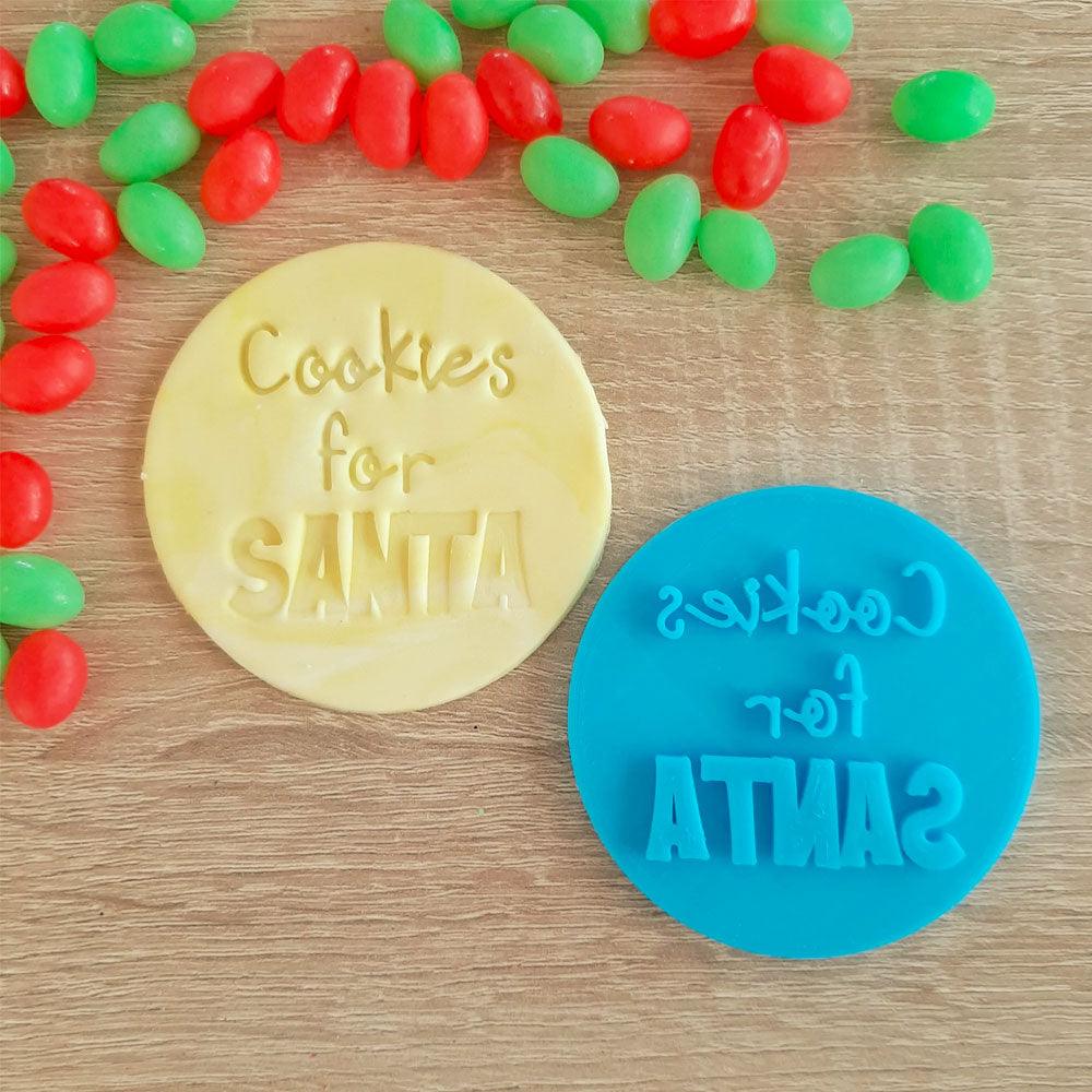 Cookies for Santa Fondant Stamp - The Party Room